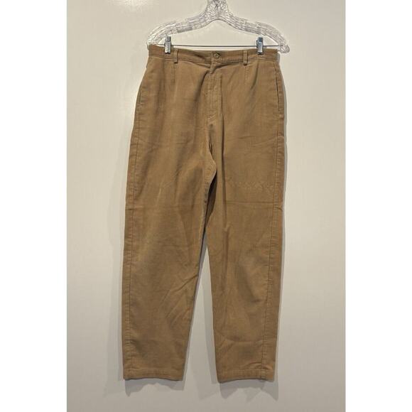 Land’s End Womens Camel Corduroy Trousers Pants Size 10 (1254) - Picture 1 of 4